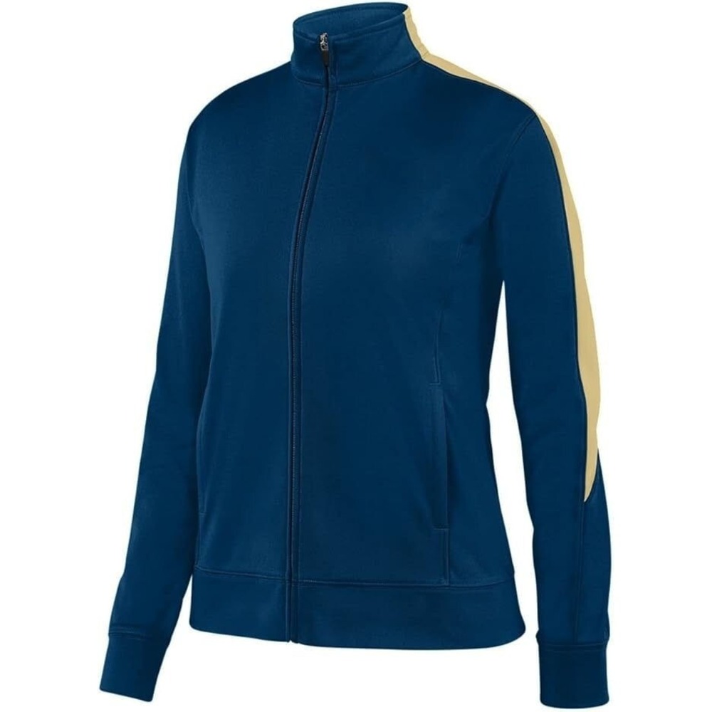 Augusta Sportswear Ladies Medalist Jacket‎ 2.0 Navy/Vegas Gold - #4397 Small